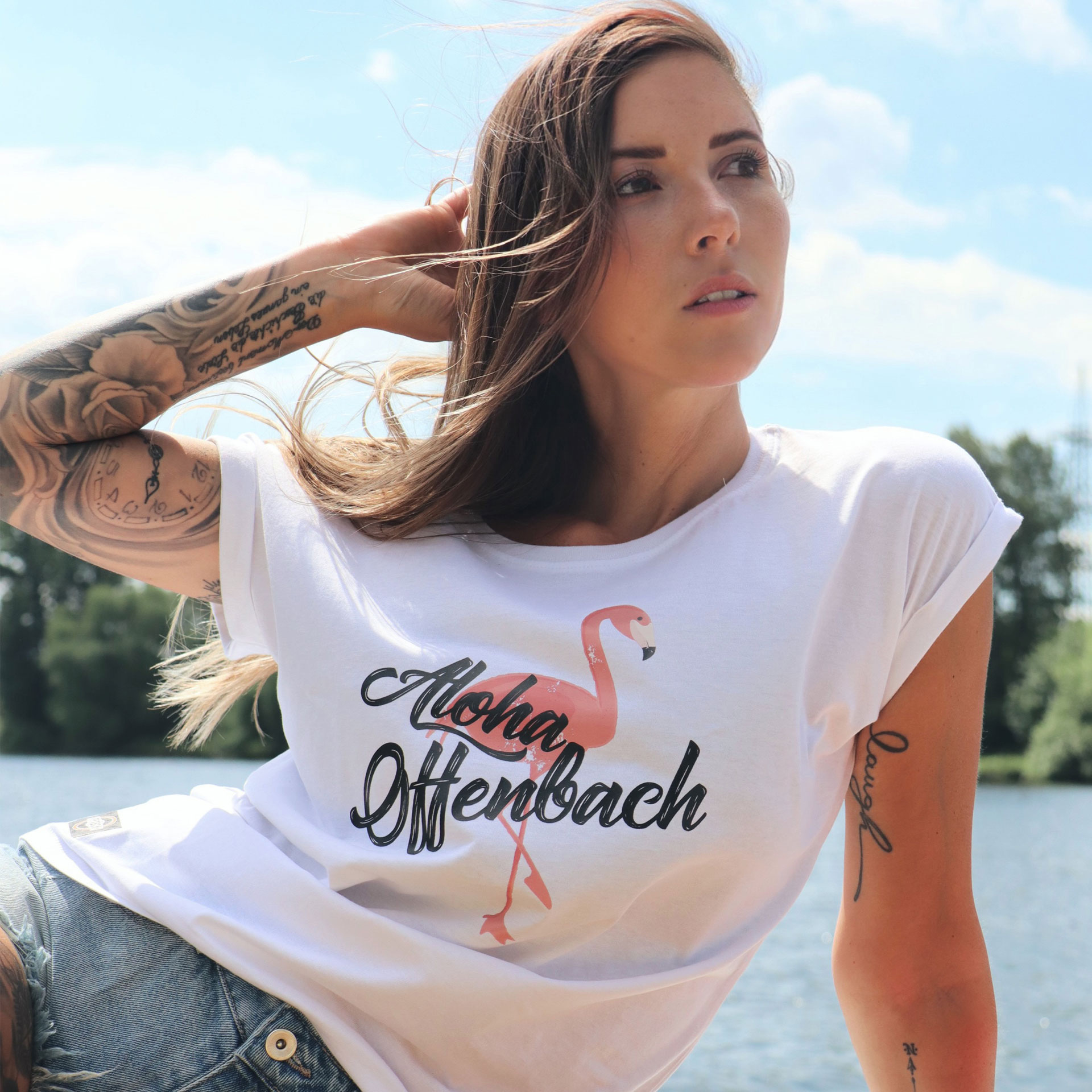 T-Shirt "Aloha" Damen