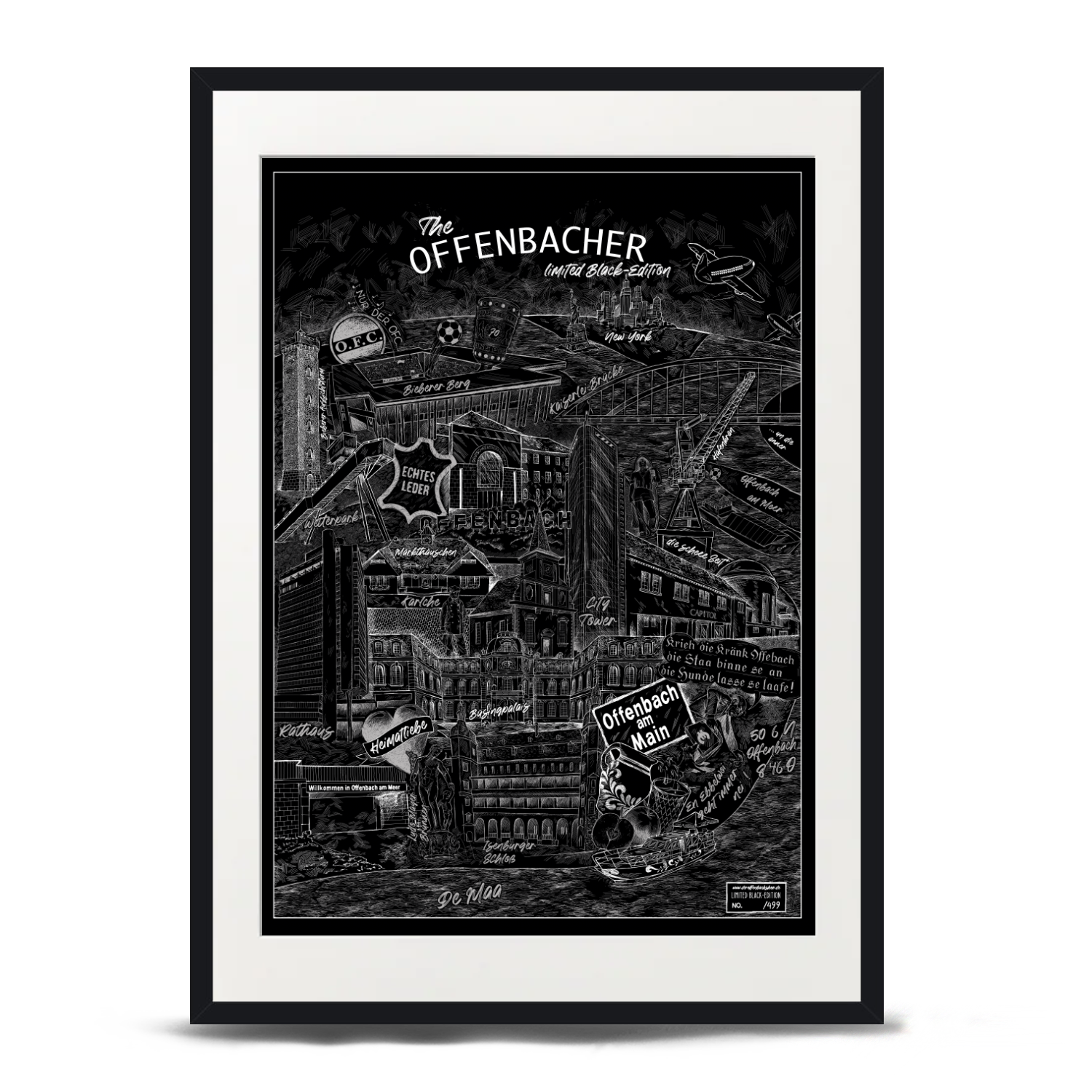 Kunstdruck "The Offenbacher" Black-Edition